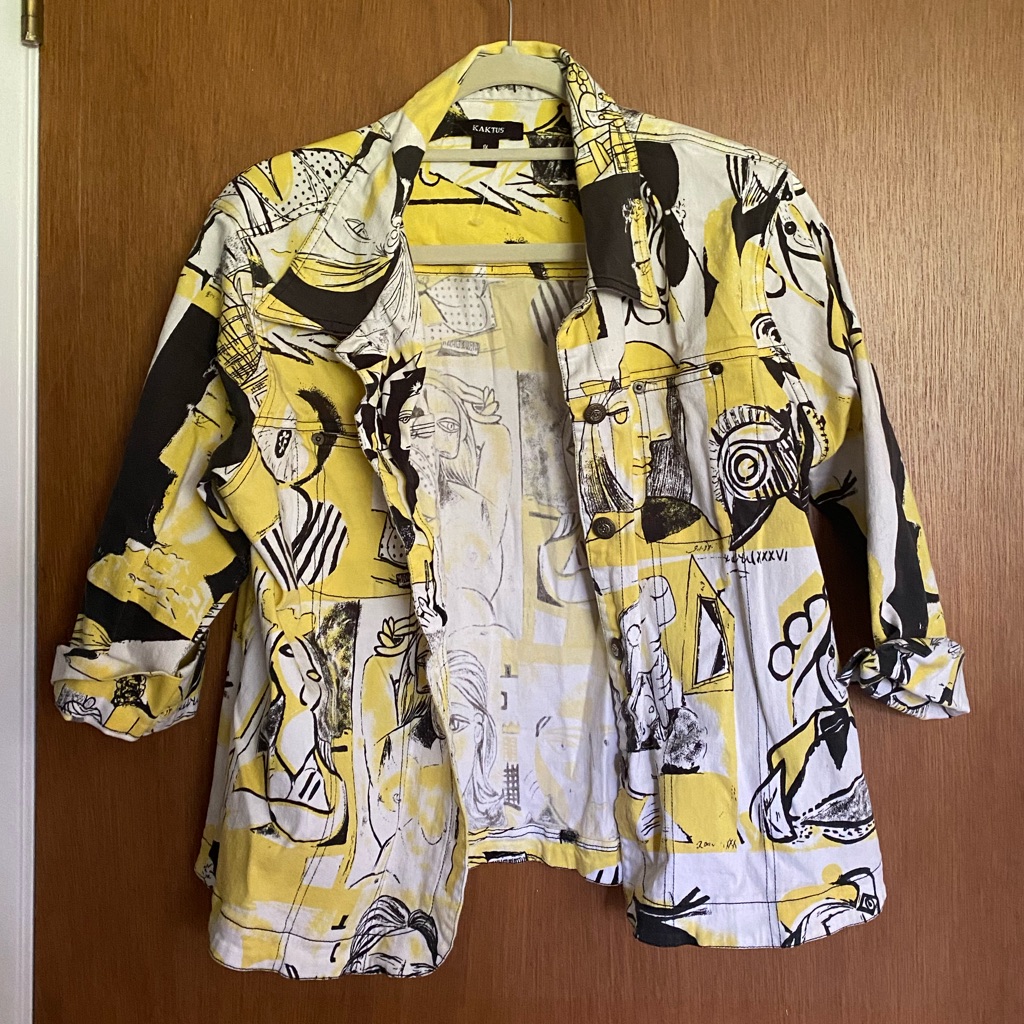 Unique Hand Drawn Patterned Jacket